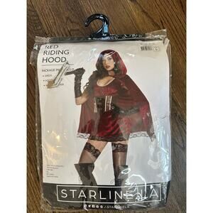 Big Bad Red Little Red Riding Hood Costume Retail $60 Size Large